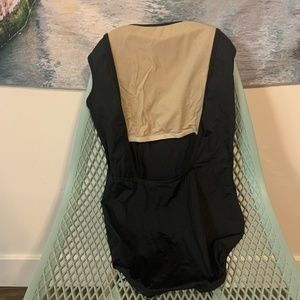 Suffolk Black Boat neck leotard